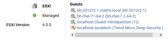 ESXi properties