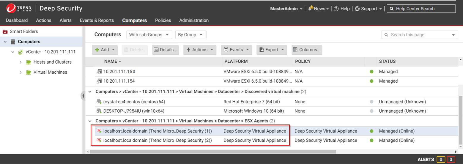 Deploy The Appliance Nsx T Deep Security