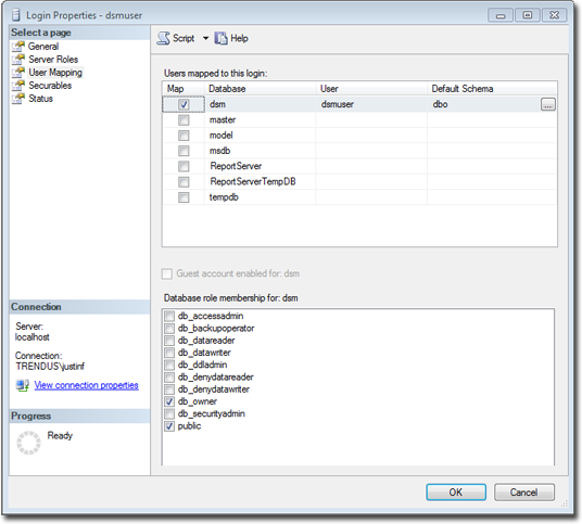 db_owner database role membership